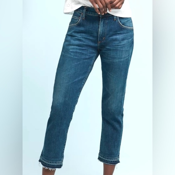 Citizens of Humanity Emerson Crop Slim Boyfriend Jean - Picture 1 of 9